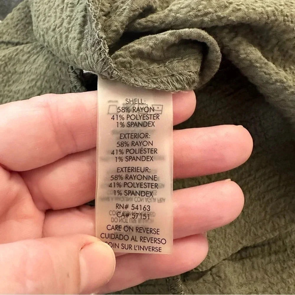 Calvin Klein Green Sleeveless Tie Waist Full Length Romper Size 4 GUC - Picture 11 of 12